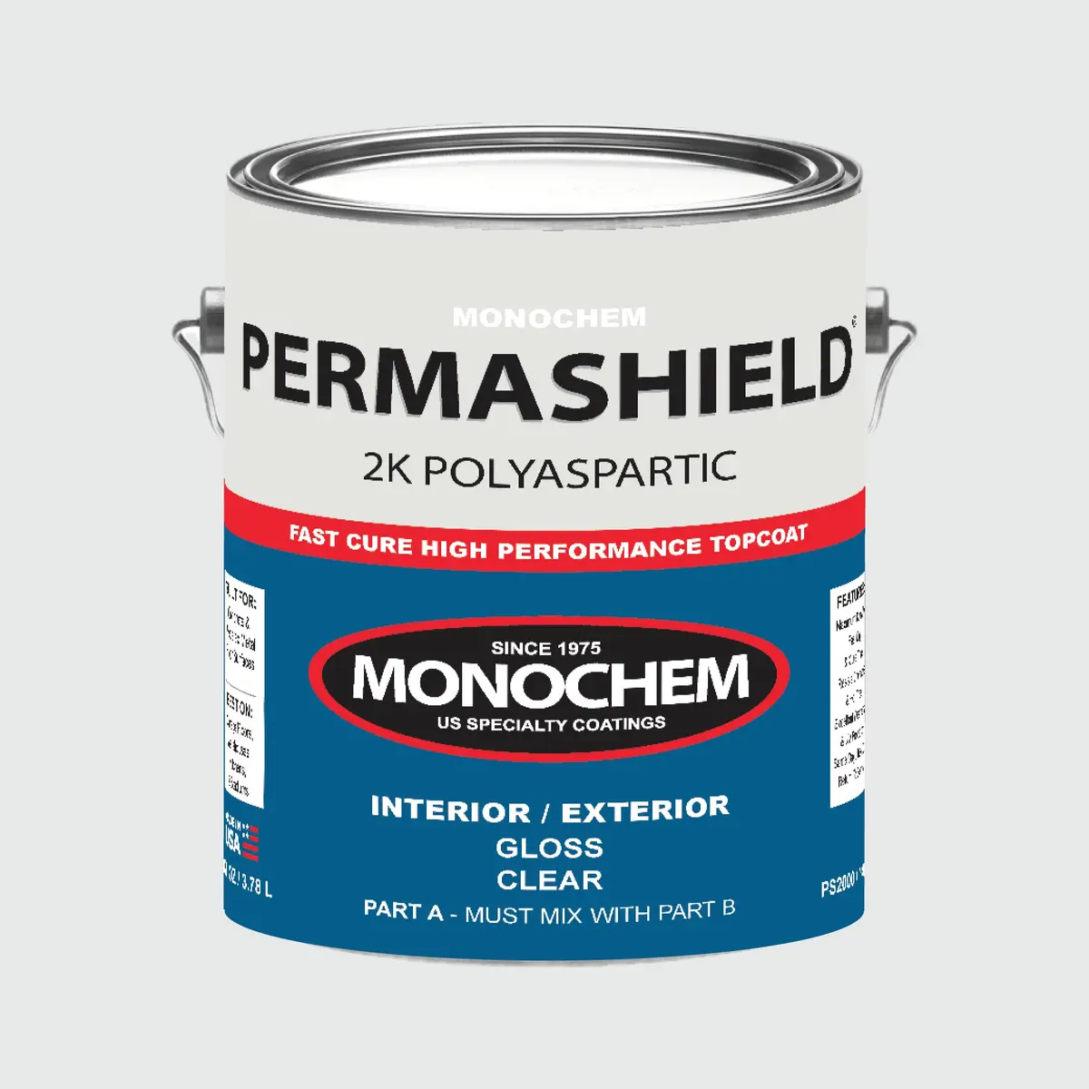 Permashield 2K Polyaspartic (2000) High Performance Coating 1