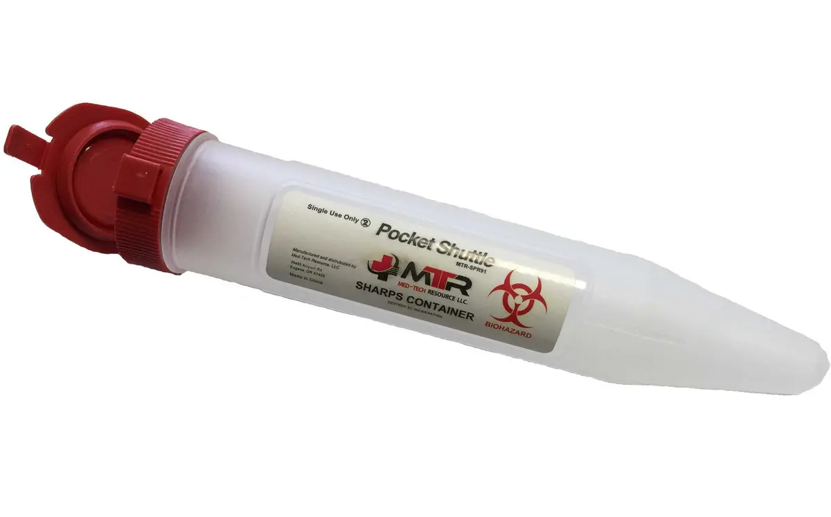 Mtr Pocket Shuttle Sharps Container - Bulk 1