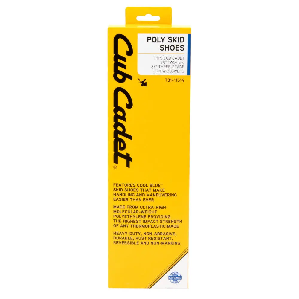 Cub Cadet Poly Skid Shoes (490-241-C064) 1