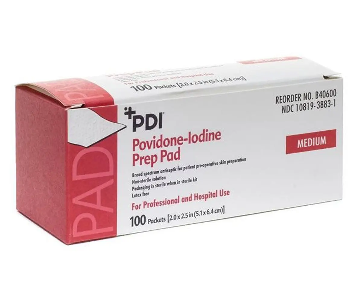 Povidone Iodine Prep Pads 1