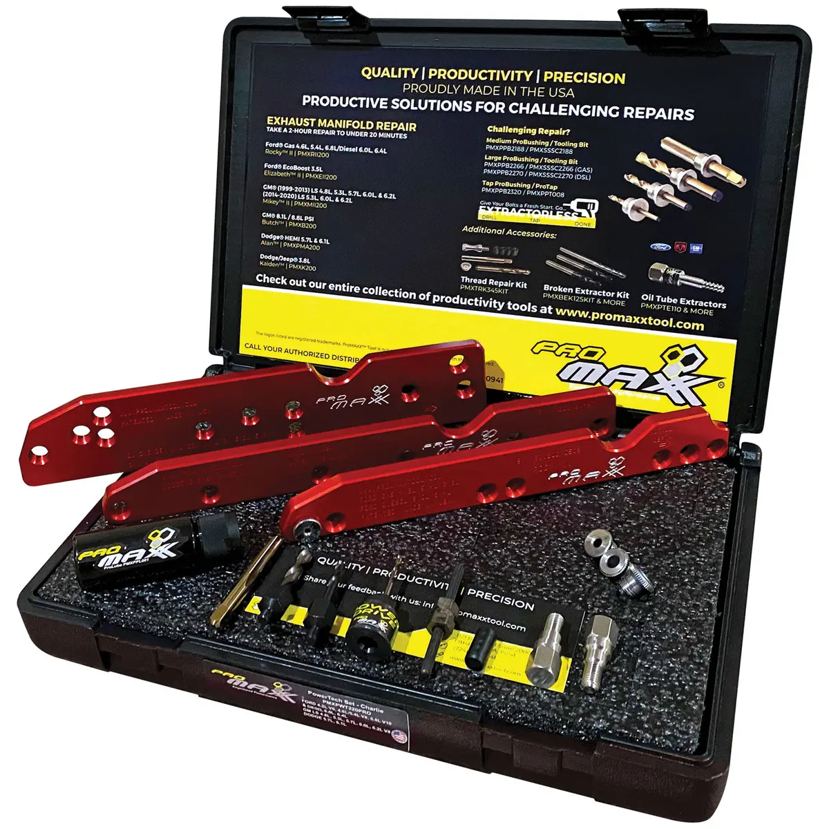 Exhaust Manifold Broken Bolt Repair Kit Ford, Gm, Dodge, Ram, Jeep, Combo - 1 Kit Repairs 20 Engines 1