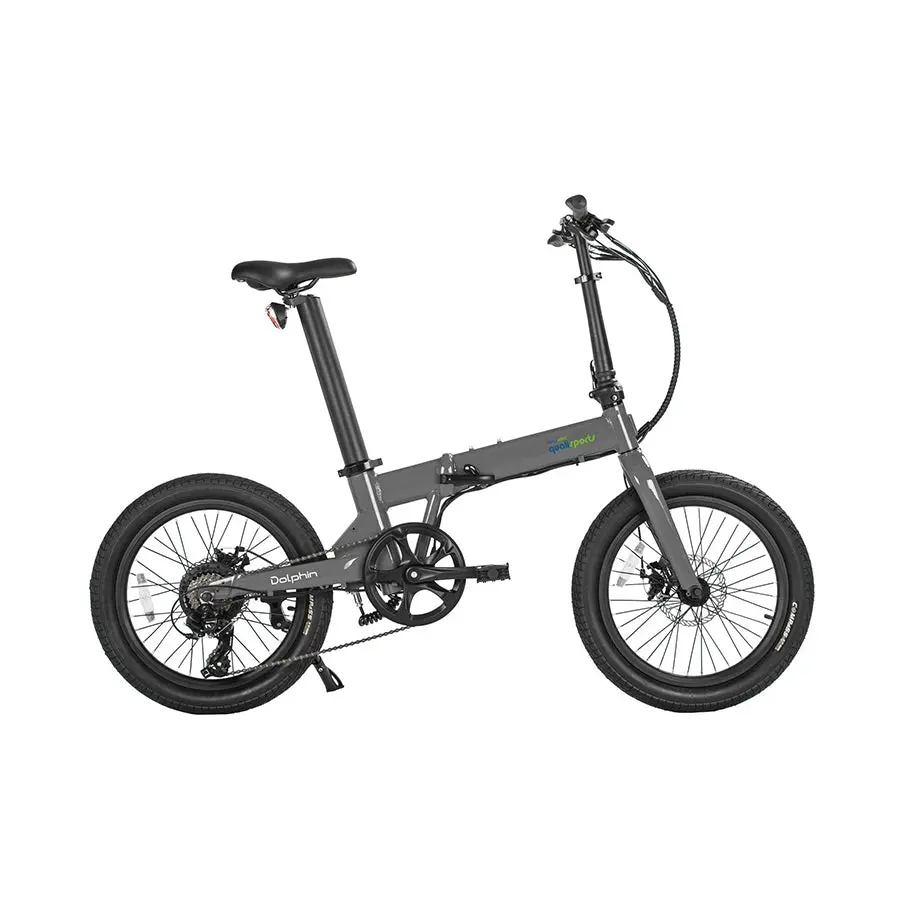 Qualisports Dolphin Std/Plus - Lightweight Folding E-Bike – Top Speed 20Mph - 500W 3