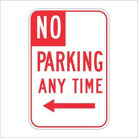 No Parking Anytime Eg 12X18 1