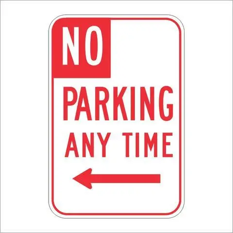 No Parking Anytime Hi 12X18 08 1