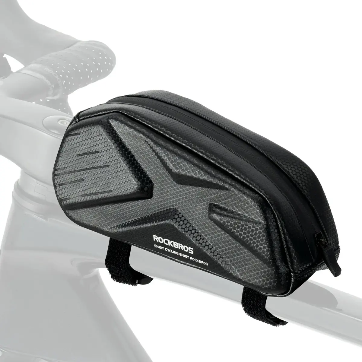 Rockbros 076 Hard Shell Bike Top Tube Frame Bag Pouch 1.4L 1
