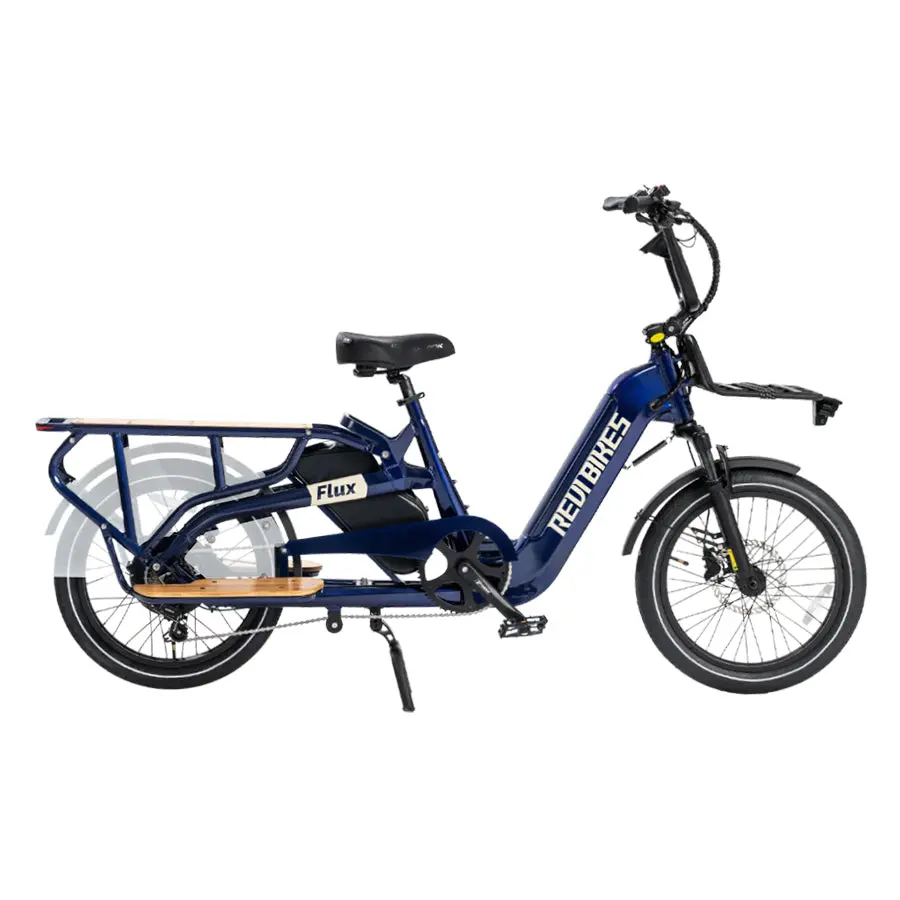 Revi Bikes Flux - Cargo Electric Bike - Top Speed 25Mph - 750W 1
