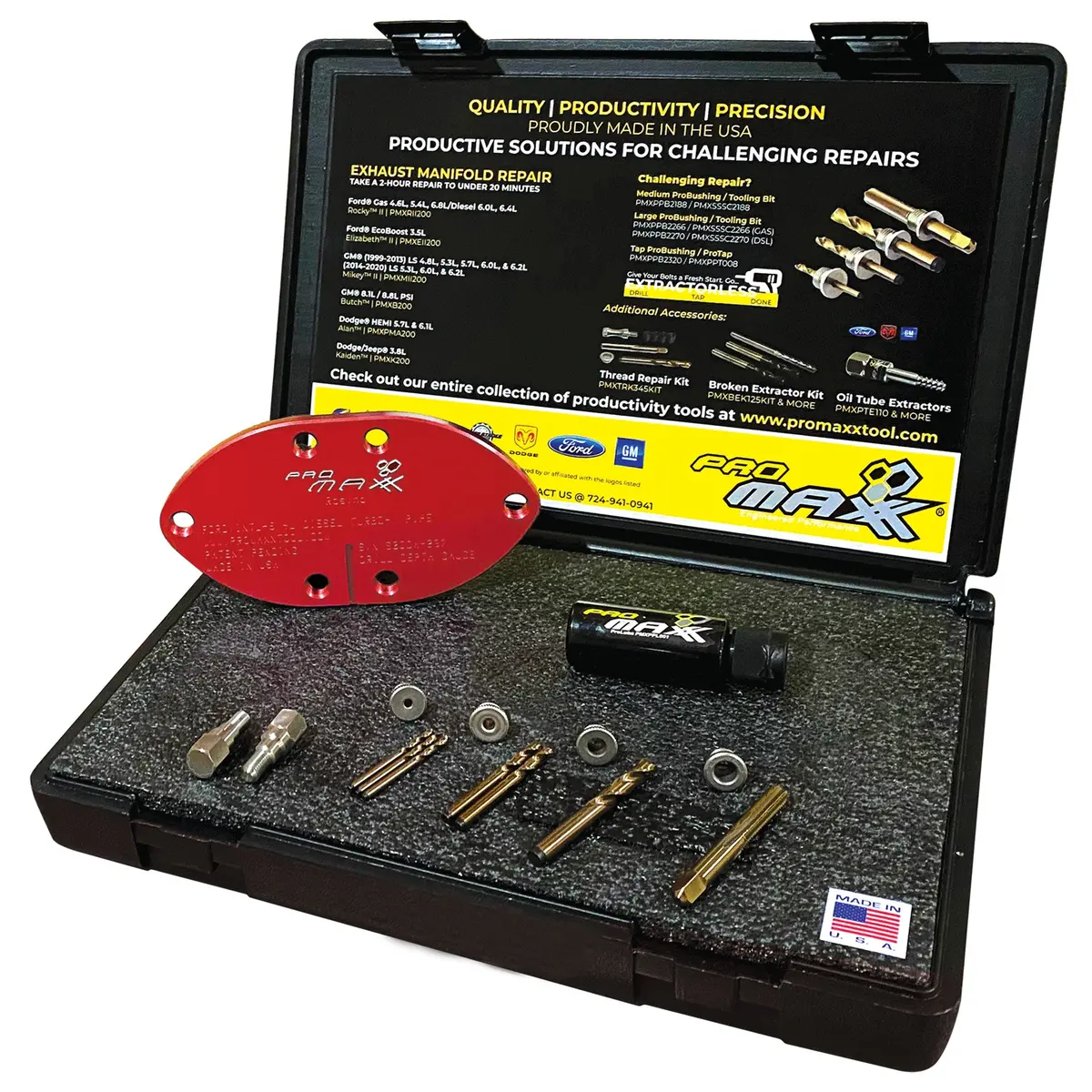 Ford 6.4L Power Stroke Turbo Y Pipe Broken Bolt Repair Kit - Rosina 1