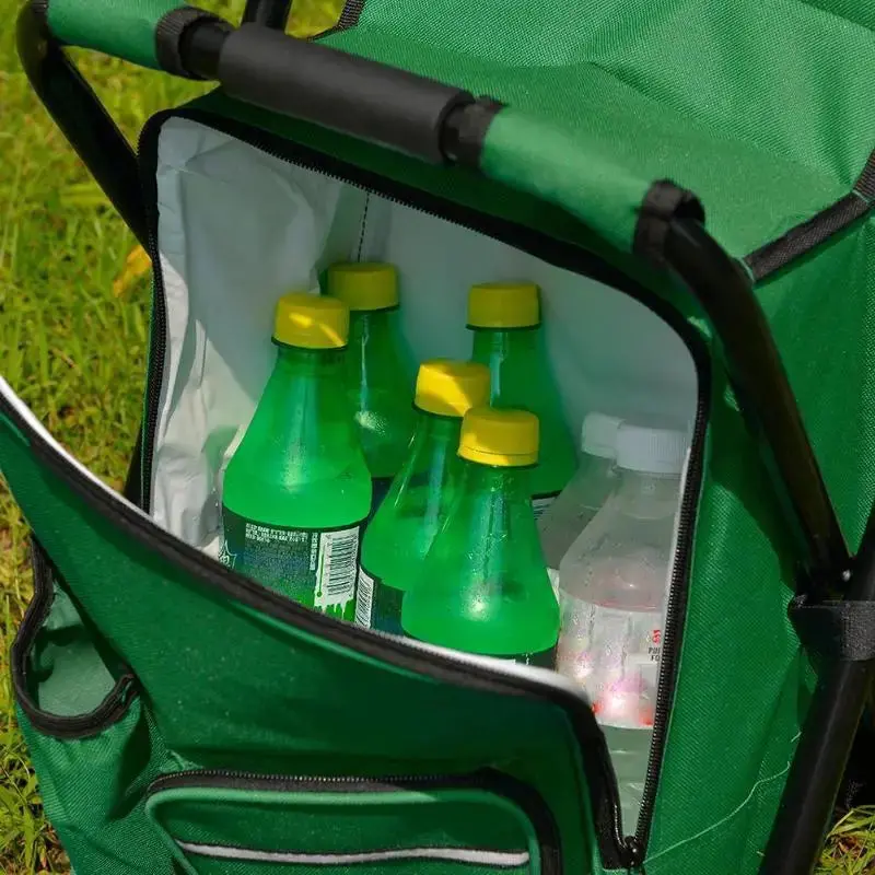 Folding Stool Insulated Cooler 1