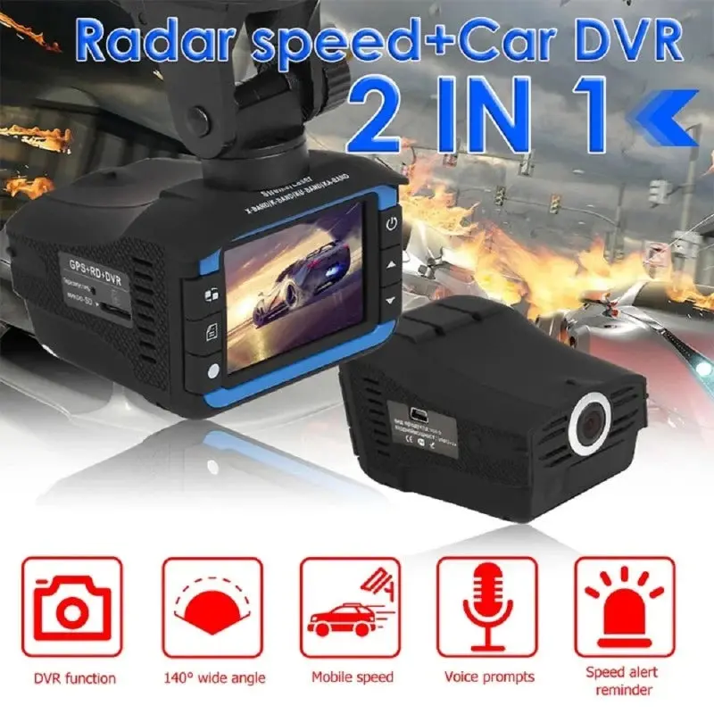 Radar Detector Dvr Dashcam Recorder 1