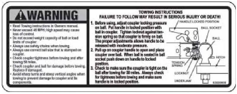 (S52020000) Decal Tongue Warning 1