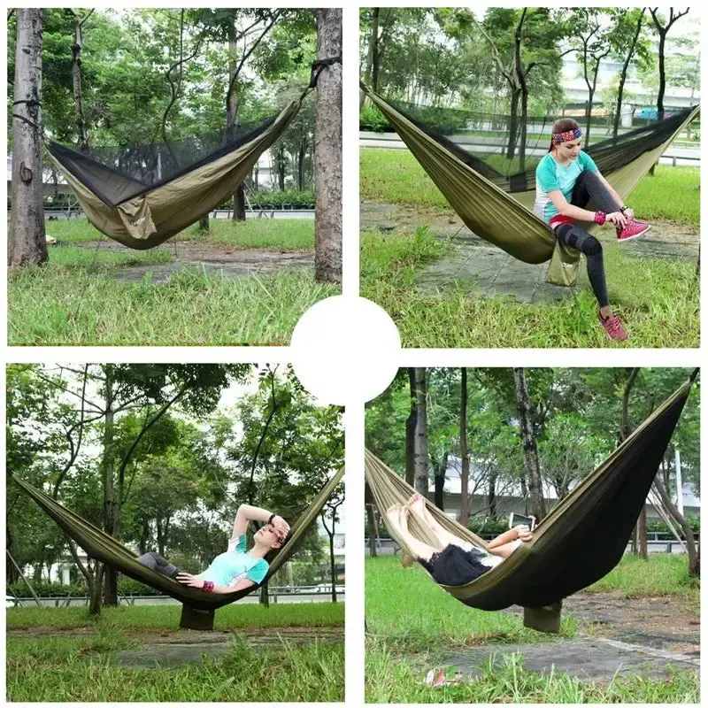 Two Person Hammock With Mosquito Net 1