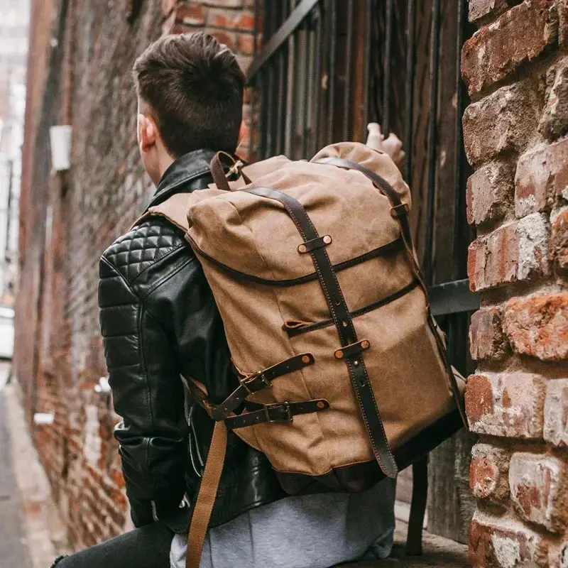 Perfect School College Canvas Daypack 1