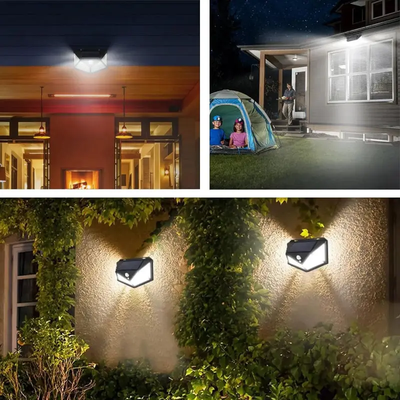 3-Mode 100 Led Solar Powered Light 1