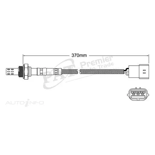 Hyundai Excel Oxygen O2 Sensor 1