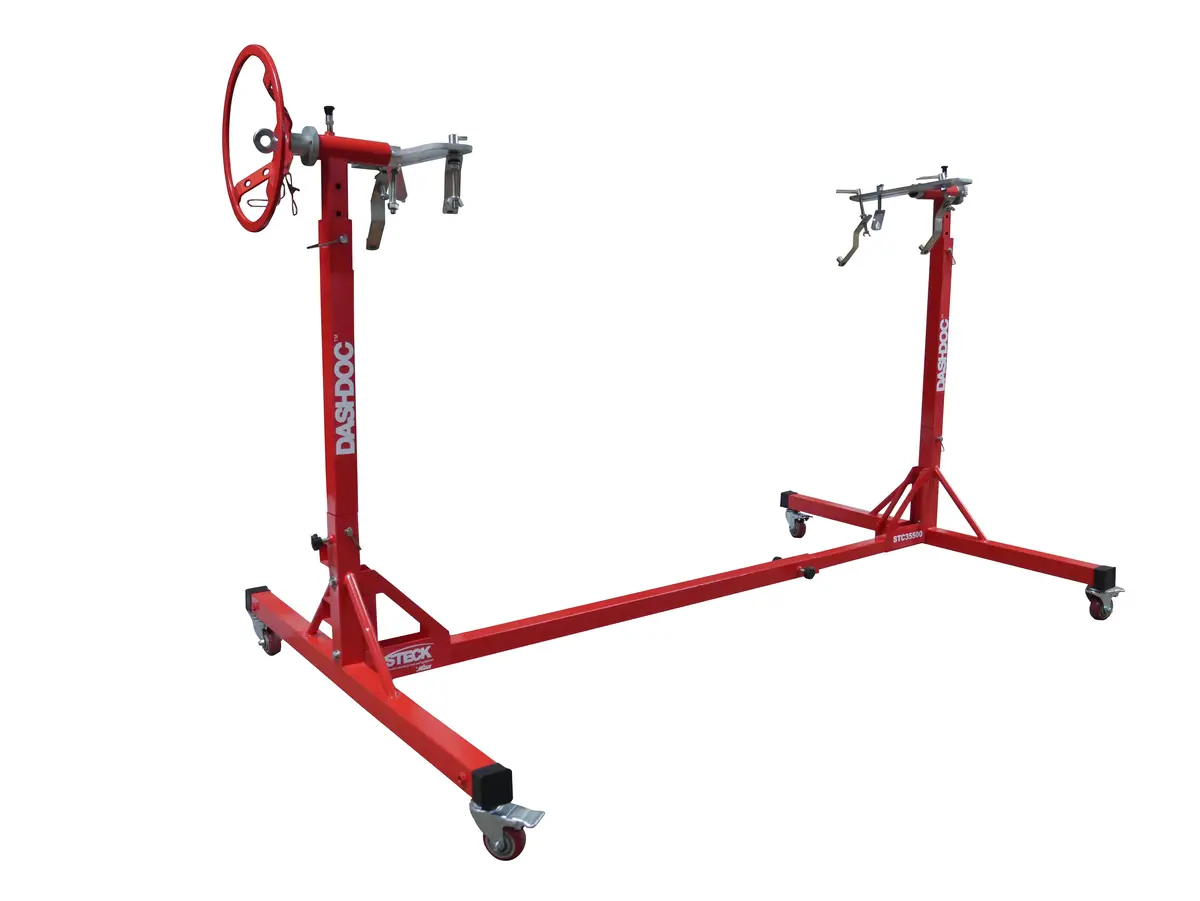 Dashdoc™ Stc35500 Dashboard Service Workstation – Mobile 360° Rotating Dashboard Support Platform 1