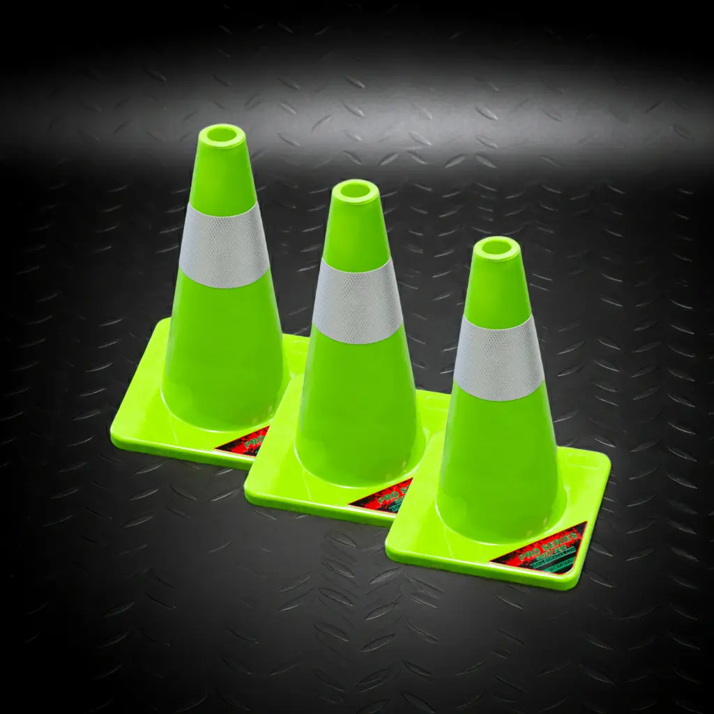 Crew Protection : High-Visibility Safety Cone Set (Sc018) 1