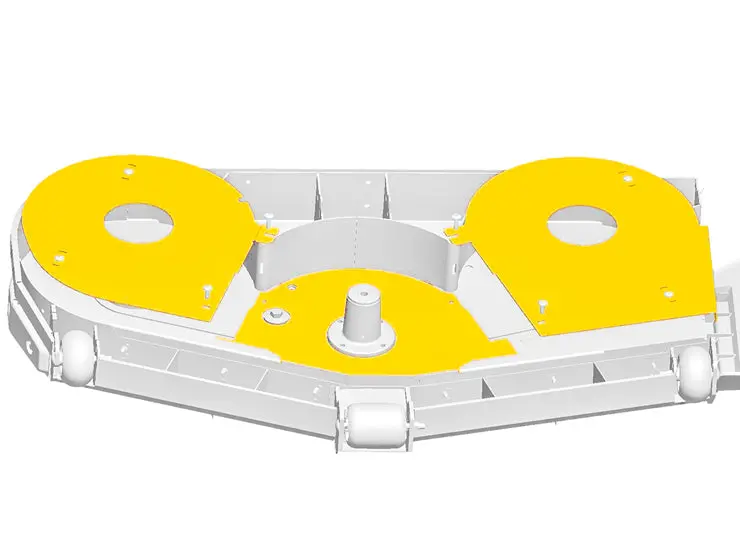 (124139) Hustler Super Z, Hyperdrive And Z Diesel 72" Sand Deck Kit 1