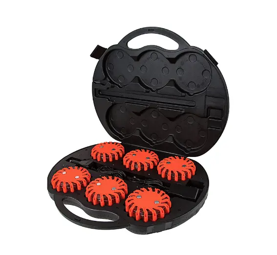 Rechargeable Led Safety & Emergency Flares - 6Pk 1