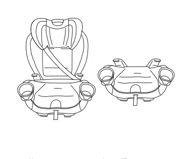 Everyfit 4-In-1 Convertible Car Seat Support 1