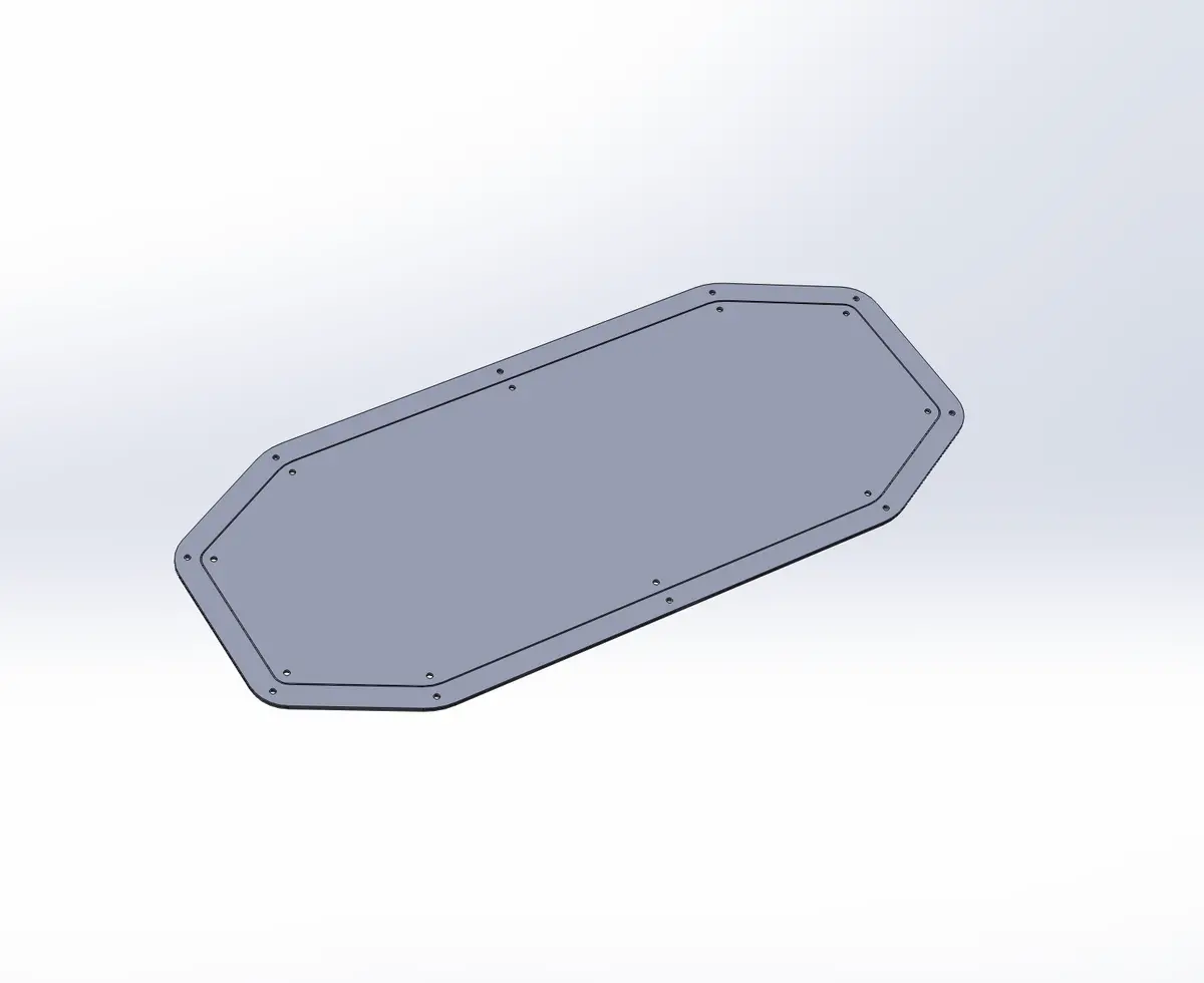 Large Access Panel For Jeep Yj / Cj Cowl 1