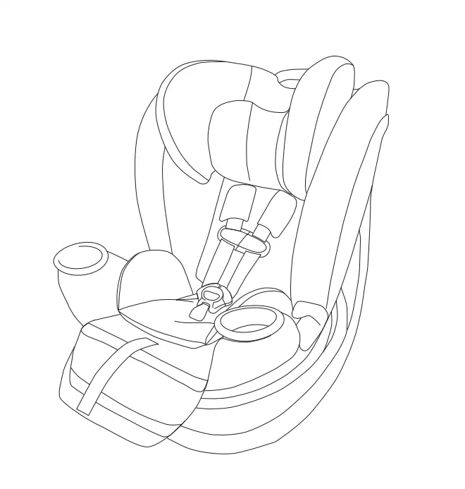 Revolve360 Extend All-In-One Rotational Car Seat With Sensorsafe Support 1