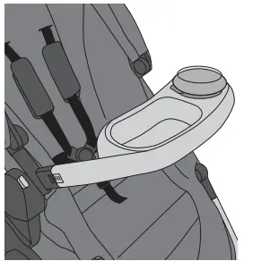 Stroller Child Snack Tray Support 1