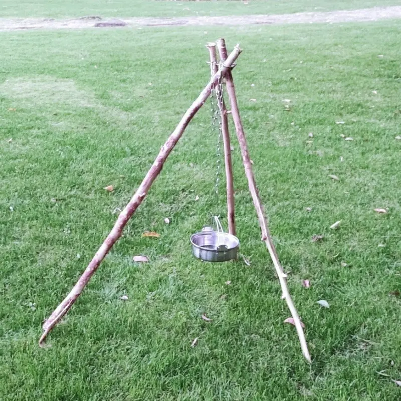 Stainless Triangle Pot Stand Hanger 1