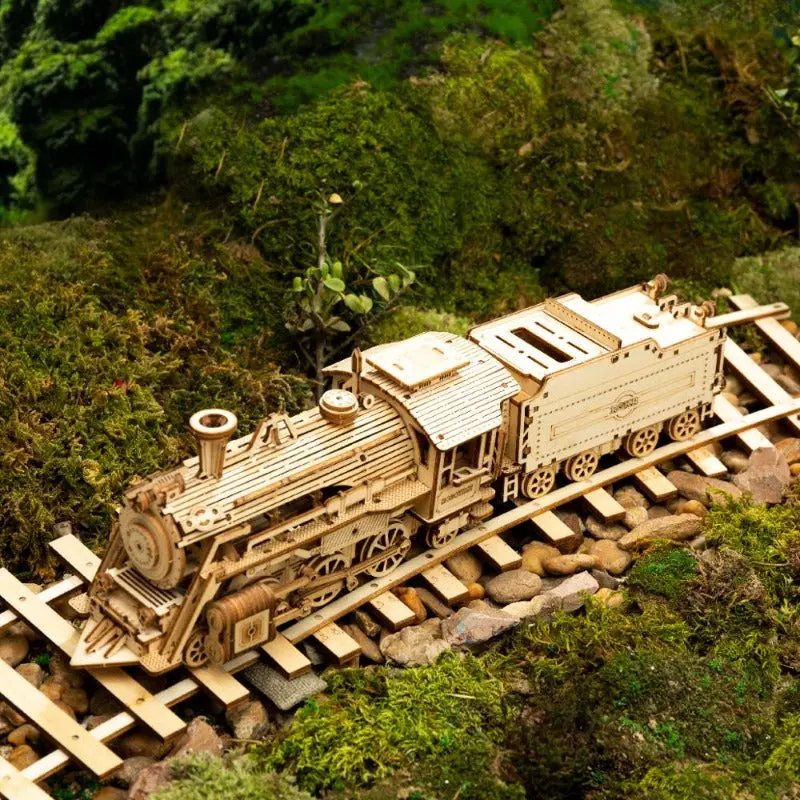 Locomotive Diy 3D Wooden Model Kit 1