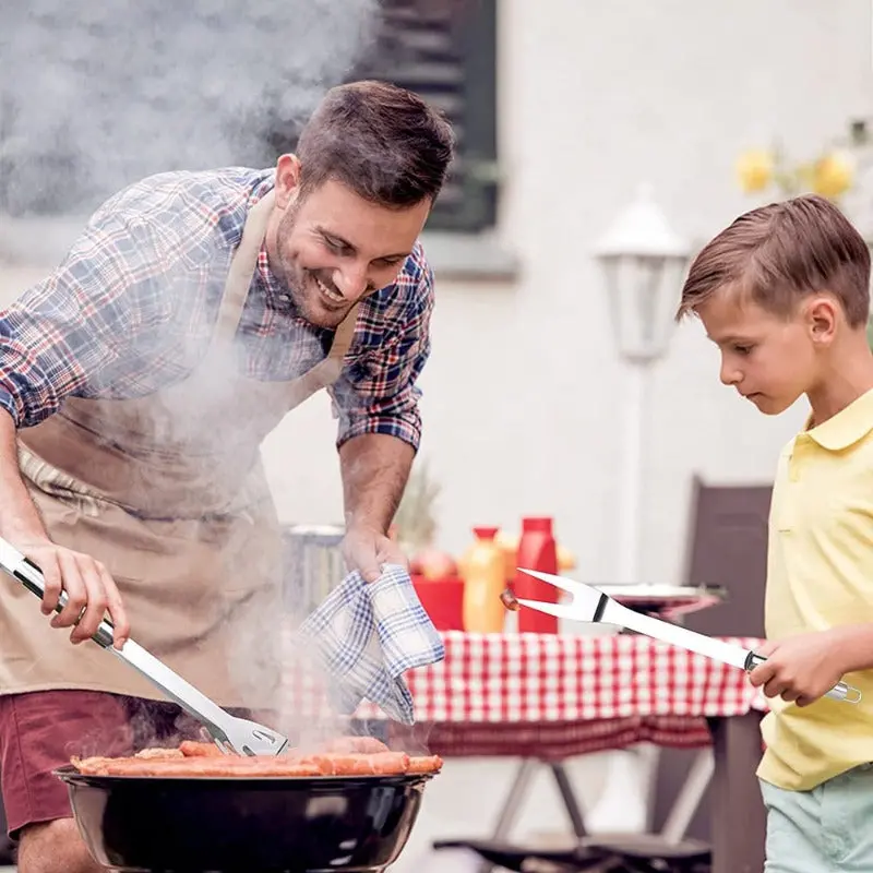 Stainless-Steel Bbq Cooking Utensils 1