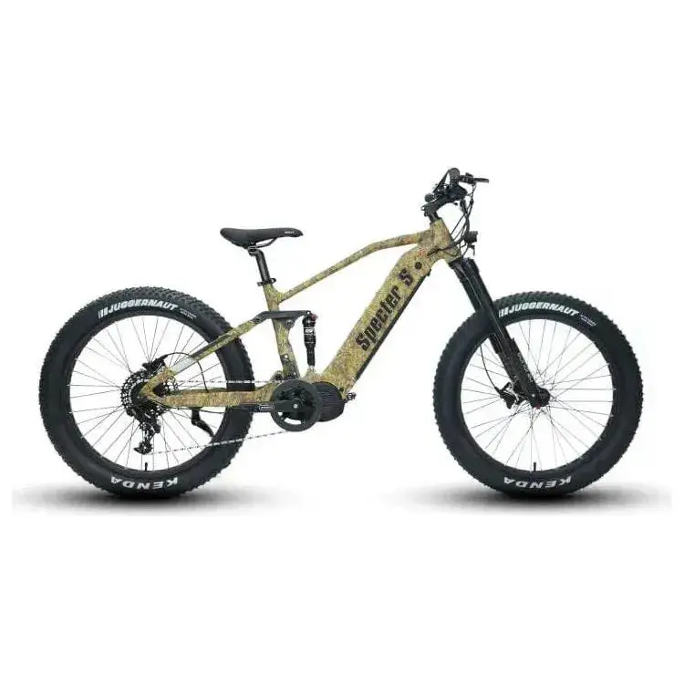 Eunorau Specter-S Full-Suspension E-MTB – 1000W Mid-Drive Motor, 48V Dual-Battery Compatible, All-Terrain Ready