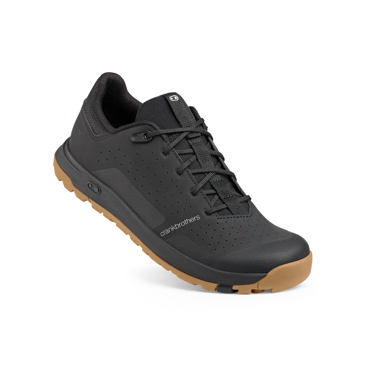 Stamp Trail Lace Flat Shoes - Black/Gum 1
