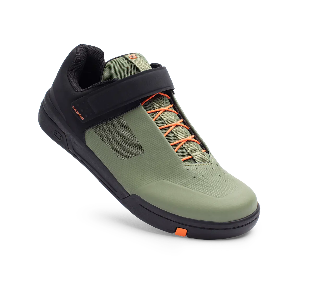 Stamp Speed Lace Flat Shoes - Green/Orange 1
