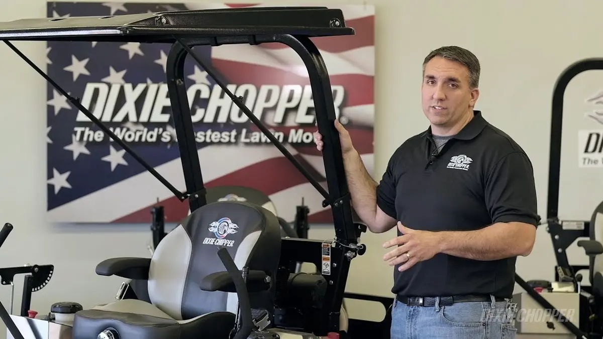 (4421380) Dixie Chopper Blackhawk, Blackhawk Hp, Eagle, Eagle Hp, Classic And Xcaliper Black Hard Top Sunshade Kit 1