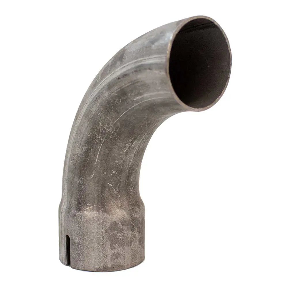 (Te-0344.Sil) Elbow 90 Degree Aluminized Tailpipe 1
