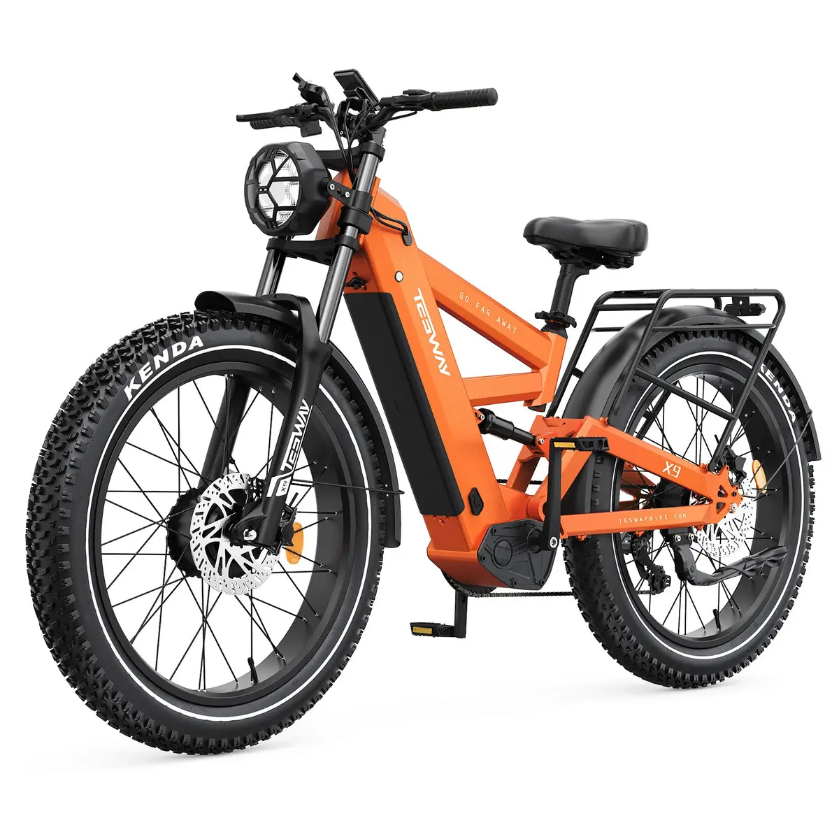 Tesway X9 Awd With Rear Rack - 4000W Dual Motors Electric Mountain Bike 2