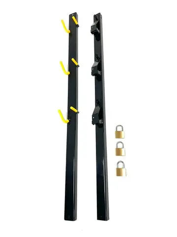 Bradley | Trimmer Rack For 3 Trimmers | Includes 3 Keyed Alike Locks (Tg2000) 1