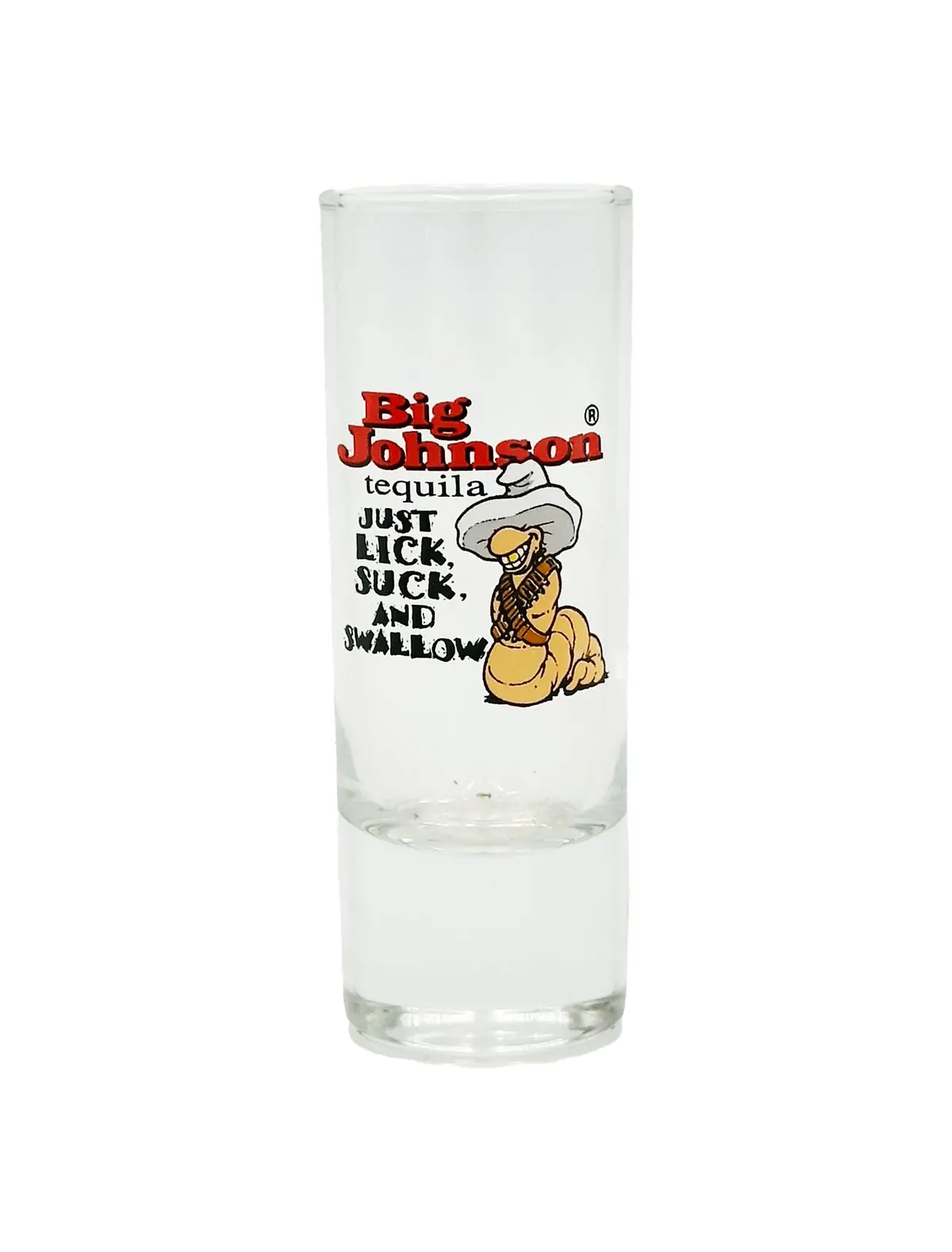 Tequila, Worm - Tall Shot Glass 1