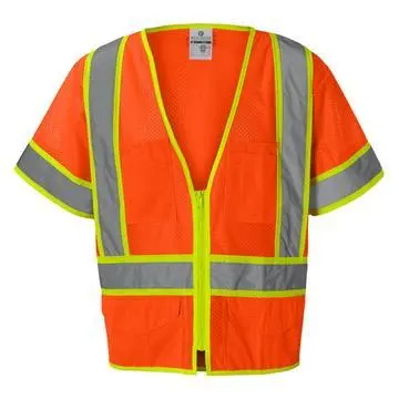 High-Visibility Class 3 Mesh Safety Vest