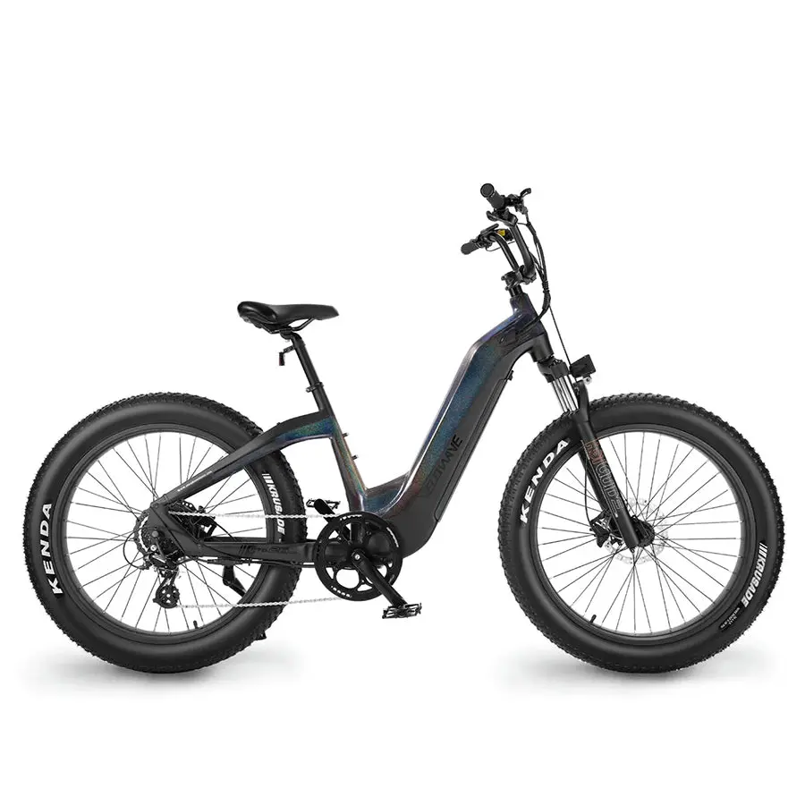 Velowave Grace 2.0 - Step-Through All-Terrain Fat Tire Electric Bike - Top Speed 28Mph - 750W 1
