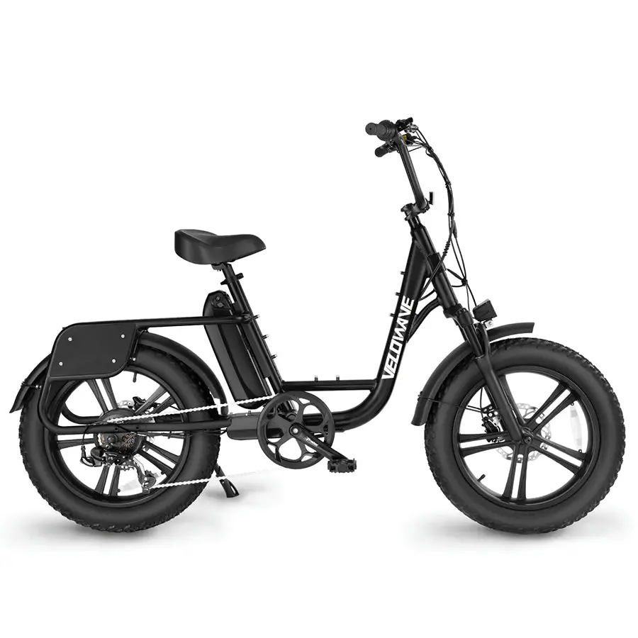 Velowave Prado S - Commuter Step-Through Fat Tire Electric Bike - Top Speed 25Mph - 750W 1