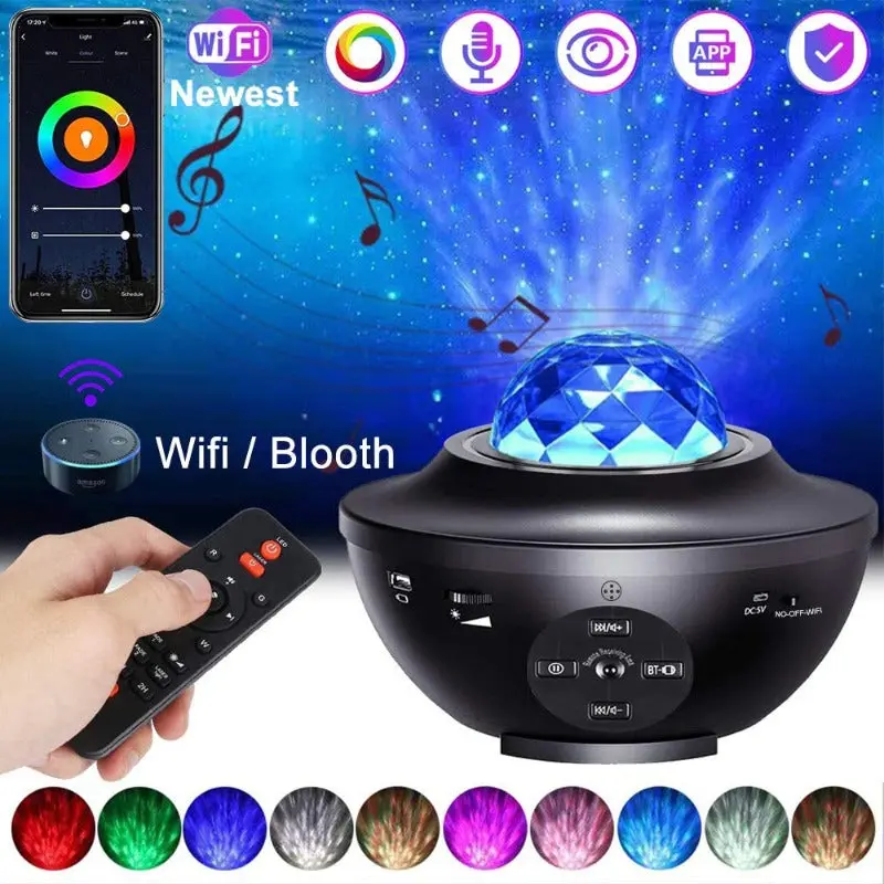 Sound-Activated Projector Night Light 1