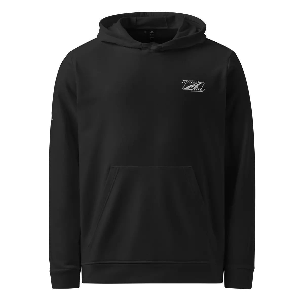 Motobilt Logo Embroidered Fleece Hoodie - Adidas Brand 1