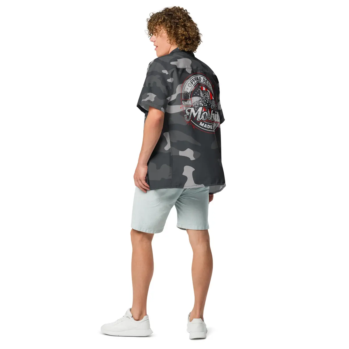 Motobilt Camo Silhouette Unisex Button Shirt 2