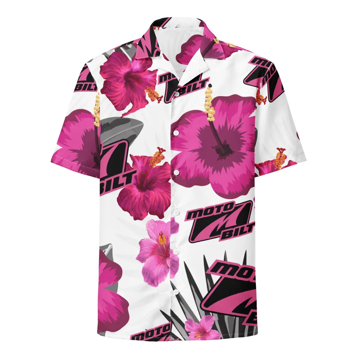 Motobilt Hibiscus Hawaiian Shirt 1