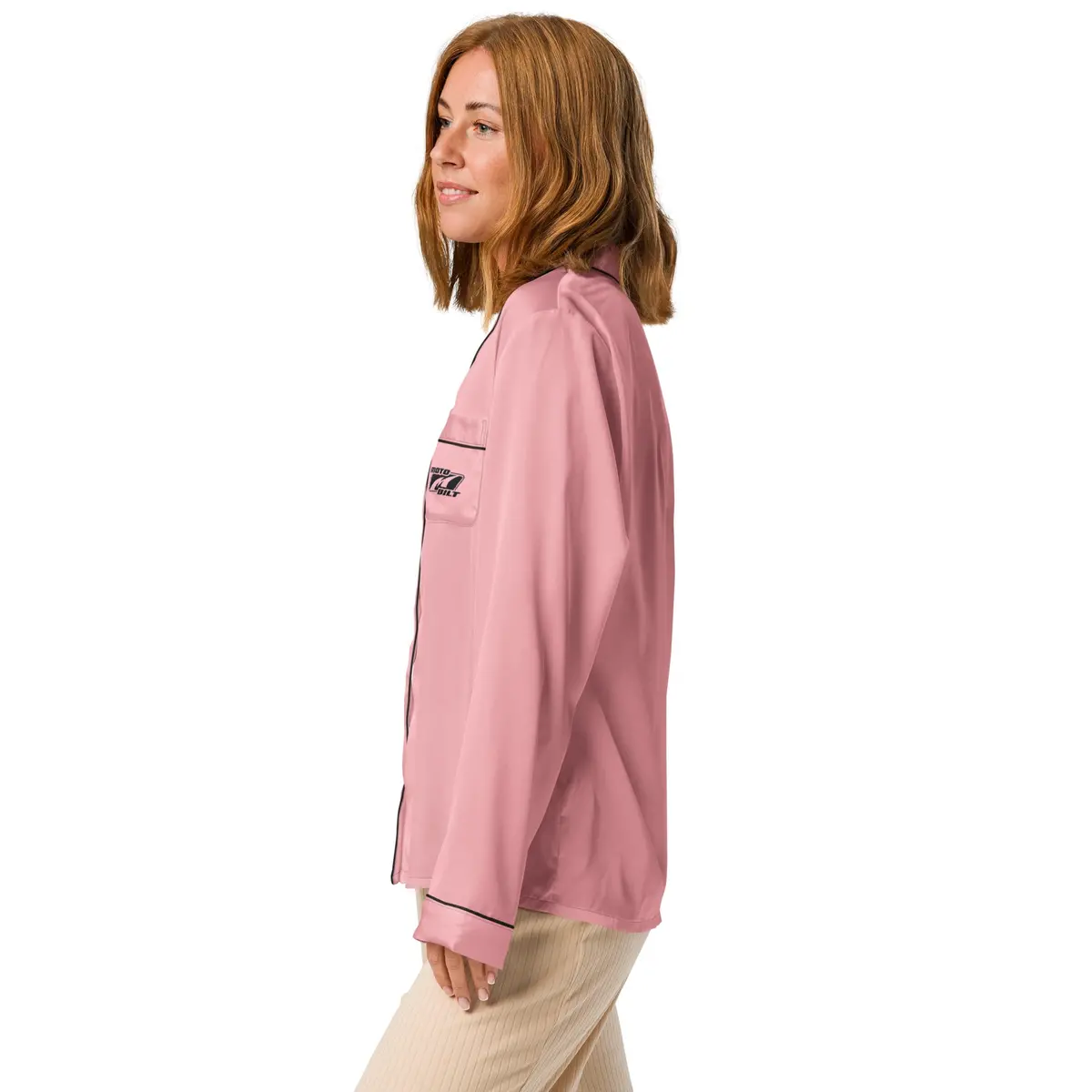 Motobilt "Rosy" Long Sleeve Pajama Top 4