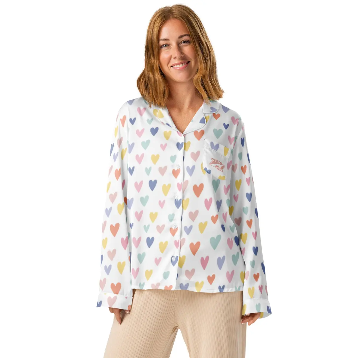 Motobilt Sweetheart Long Sleeve Pajama Shirt 1