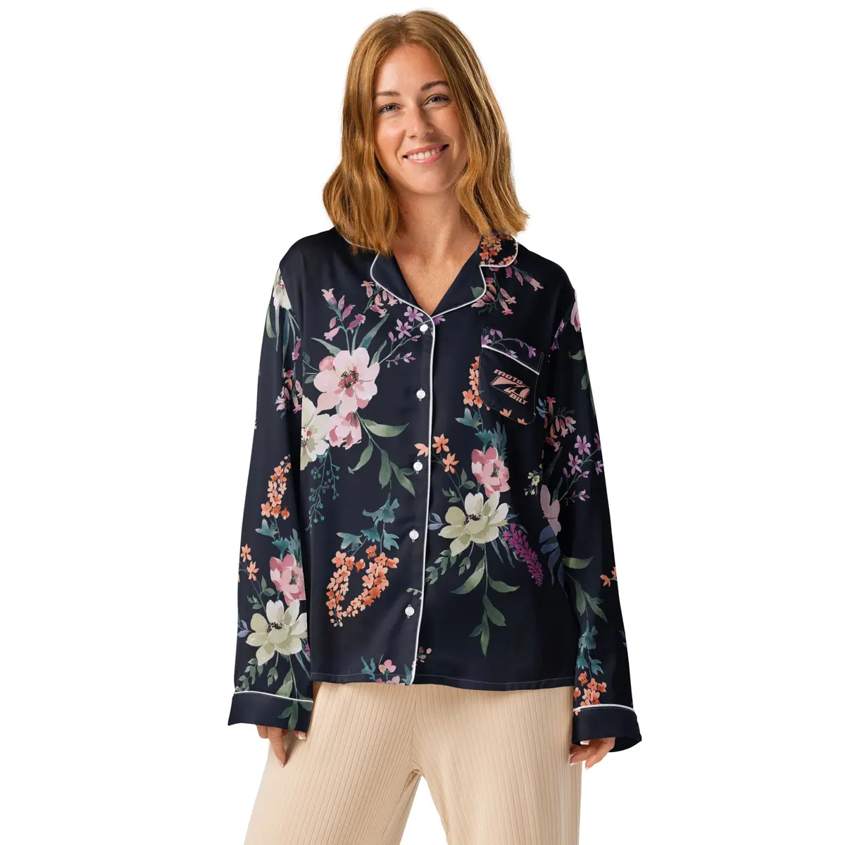 Motobilt "Bad Mimi" Long Sleeve Pajama Top 1