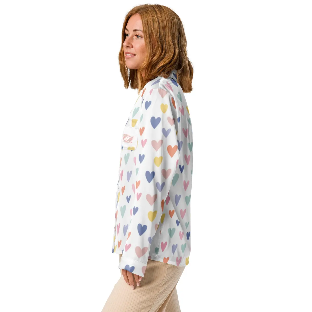Motobilt Sweetheart Long Sleeve Pajama Shirt 4
