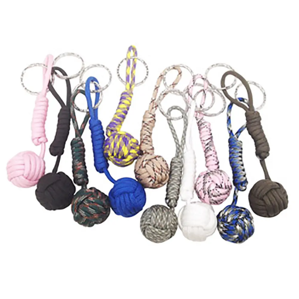 Adjustable Paracord Monkey Fist Keychain 1