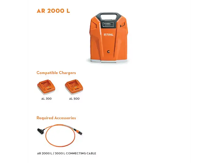 Stihl | Ar 2000 L Backpack Battery (4871 400 6511) 2